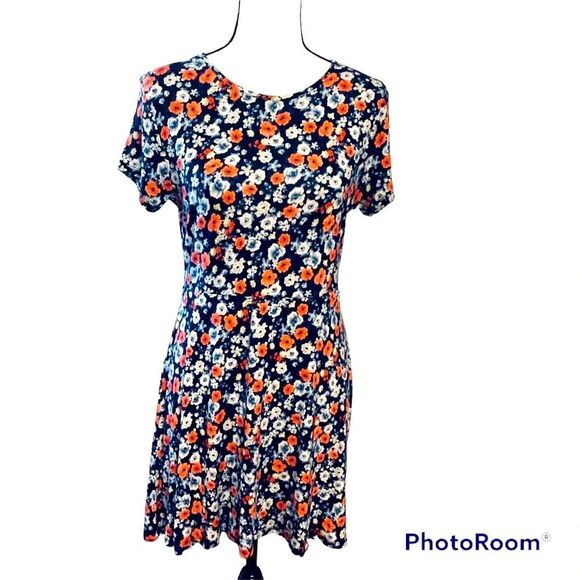Mi Ami Francesca Chasity Floral‎ Mini Dress Large - Picture 1 of 13